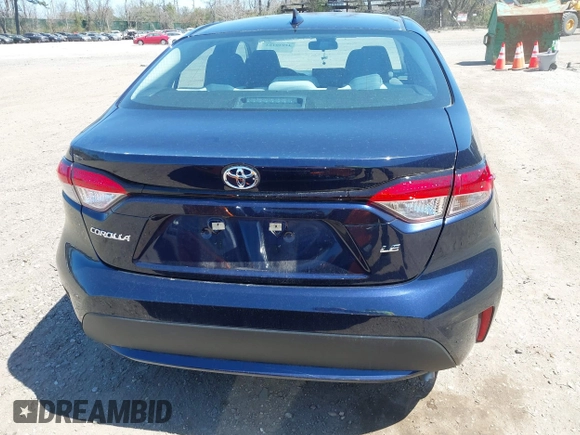 2022 Toyota Corolla LE with VIN 5YFEPMAE8NP320053, listed as a IAAI auction lot 42020183 with 6,673 mi miles and . Bid and sale history available at carsss.com. Image 16.