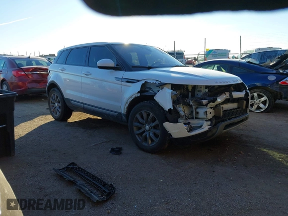 2019 Land Rover Range Rover Evoque SE with VIN SALVP2RX7KH349053, listed as a IAAI auction lot 41258088 with 57,097 mi miles. Bid and sale history available at carsss.com. Image 1.