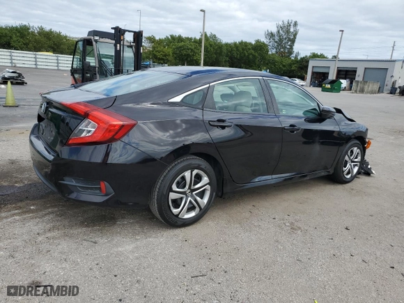 2017 Honda Civic Sedan LX with VIN 19XFC2F54HE048782, listed as a Copart auction lot 81576724 with 23,235 mi miles and Salvage Title. Bid and sale history available at carsss.com. Image 3.