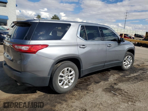 2021 Chevrolet Traverse LS with VIN 1GNERFKW9MJ200804, listed as a Copart auction lot 54784495 with 108,839 mi miles and Salvage title. Bid and sale history available at DreamBid. Image 3.