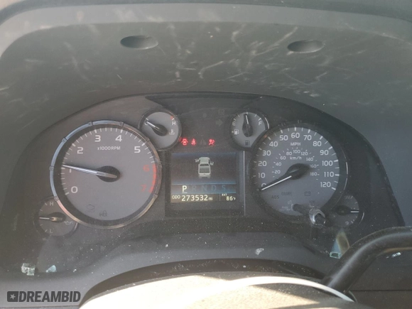 2017 Toyota Tundra 2WD SR with VIN 5TFRM5F19HX118043, listed as a Copart auction lot 49782215 with 273,532 mi miles and Salvage Title. Bid and sale history available at carsss.com. Image 9.
