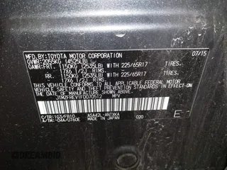 2015 Toyota RAV4 LE с VIN JTMZFREV1FD070512, выставлен на аукционе IAAI как лот 41955762 с пробегом 129 329 миль миль и . История ставок и продаж доступна на DreamBid. Изображение 9.