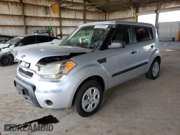 2011 Kia Soul with VIN KNDJT2A19B7714170, listed as a Copart auction lot 51181355 with 121,300 mi miles and Clean Title. Bid and sale history available at carsss.com. Image 1.