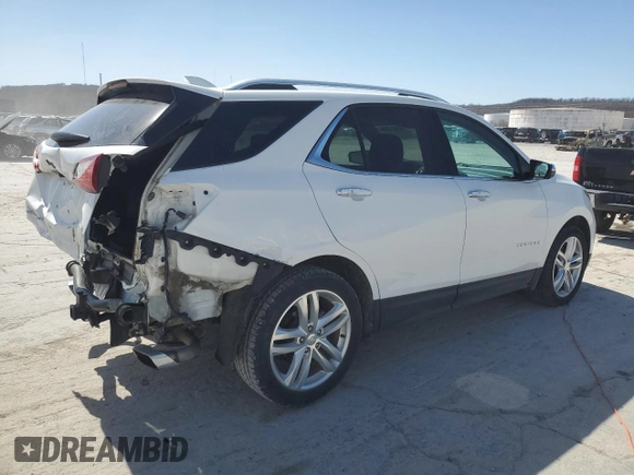 2018 Chevrolet Equinox Premier with VIN 3GNAXNEXXJS507122, listed as a Copart auction lot 47972385 with 71,656 mi miles and Salvage Title. Bid and sale history available at carsss.com. Image 3.