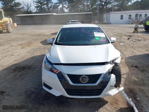 2021 Nissan Versa SV with VIN 3N1CN8EV7ML859633, listed as a IAAI auction lot 40791347 with NaN miles. Bid and sale history available at carsss.com. Image 11.