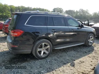 2017 Mercedes-Benz GLS 450 with VIN 4JGDF6EE2HA827538, listed as a Copart auction lot 60514085 with 138,821 mi miles and Clean title. Bid and sale history available at DreamBid. Image 3.