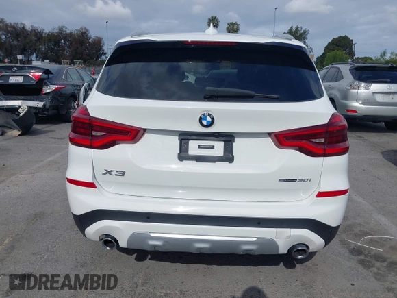 2021 BMW X3 sDrive30i with VIN 5UXTY3C01M9H12586, listed as a IAAI auction lot 42131082 with 44,206 mi miles. Bid and sale history available at carsss.com. Image 16.