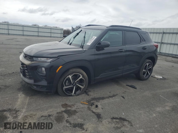 2023 Chevrolet TrailBlazer RS with VIN KL79MTSL6PB128260, listed as a Copart auction lot 52283035 with 55,086 mi miles and Salvage Title. Bid and sale history available at DreamBid. Image 1.