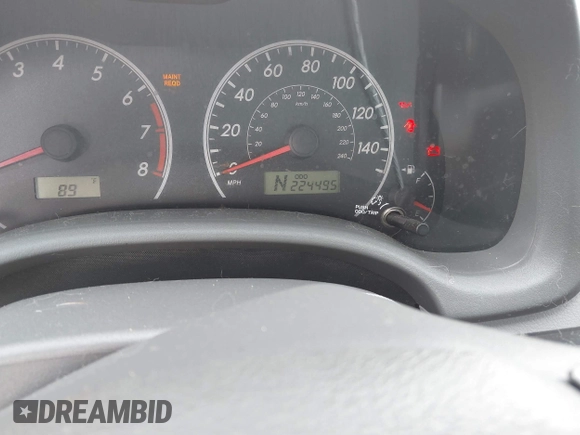 2010 Toyota Corolla with VIN 1NXBU4EE5AZ343739, listed as a IAAI auction lot 42435985 with 224,495 mi miles and . Bid and sale history available at DreamBid. Image 7.