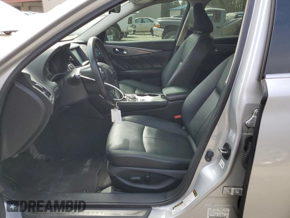 2015 Infiniti Q50 Premium with VIN JN1BV7AR3FM411834, listed as a Copart auction lot 48333555 with 129,346 mi miles and Salvage Title. Bid and sale history available at carsss.com. Image 7.