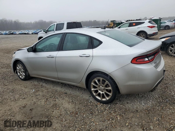 2013 Dodge Dart Limited with VIN 1C3CDFCH7DD251963, listed as a Copart auction lot 44121575 with 107,644 mi miles and Salvage Title. Bid and sale history available at carsss.com. Image 2.