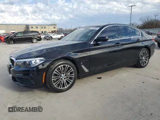 2019 BMW 5 Series 530e iPerformance with VIN WBAJA9C50KB389238, listed as a Copart auction lot 89330865 with 109,596 mi miles and Clean Title. Bid and sale history available at carsss.com. Image 1.
