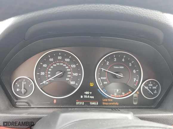 2016 BMW 4 Series 428i xDrive with VIN WBA3T1C53GP823537, listed as a Copart auction lot 64044244 with 57,312 mi miles and Salvage Title. Bid and sale history available at carsss.com. Image 9.