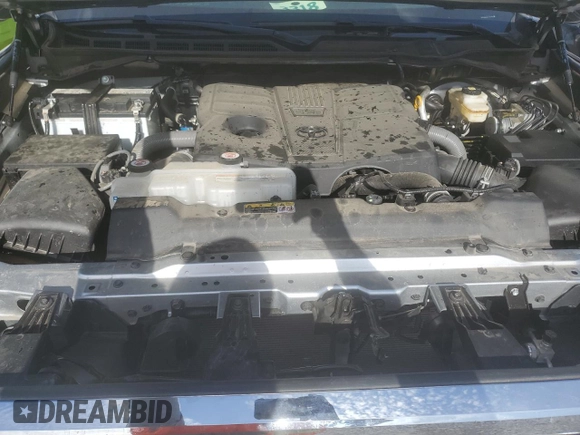 2024 Toyota Tundra 1794 Edition with VIN 5TFMA5DBXRX167302, listed as a Copart auction lot 49960245 with 13,158 mi miles and Salvage title. Bid and sale history available at DreamBid. Image 11.