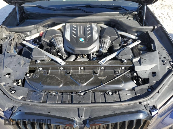2021 BMW X5 M50i with VIN 5UXJU4C06M9F06155, listed as a Copart auction lot 86296724 with 59,608 mi miles and Salvage Title. Bid and sale history available at carsss.com. Image 12.