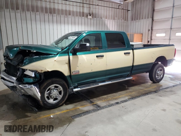 2011 Ram 2500 Laramie Longhorn with VIN 3D7UT2CL8BG504097, listed as a Copart auction lot 57214505 with 288,752 mi miles and Salvage title. Bid and sale history available at DreamBid. Image 1.