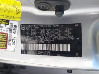 2011 Toyota Sienna LE AAS with VIN 5TDKK3DC2BS175598, listed as a IAAI auction lot 42186153 with 169,267 mi miles. Bid and sale history available at carsss.com. Image 9.