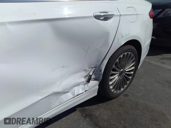 2016 Ford Fusion Titanium with VIN 3FA6P0K93GR347016, listed as a IAAI auction lot 41850780 with 215,872 mi miles and . Bid and sale history available at carsss.com. Image 20.