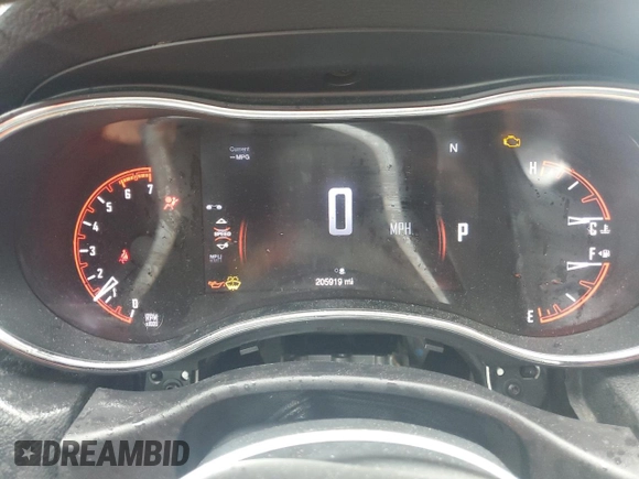 2015 Dodge Durango R/T with VIN 1C4SDJCT5FC782120, listed as a Copart auction lot 57796465 with 205,919 mi miles and Salvage title. Bid and sale history available at DreamBid. Image 9.