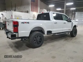 2024 Ford F-250 XL with VIN 1FT8W2BM1REF55987, listed as a Copart auction lot 52997625 with 11 mi miles and Salvage title. Bid and sale history available at DreamBid. Image 3.