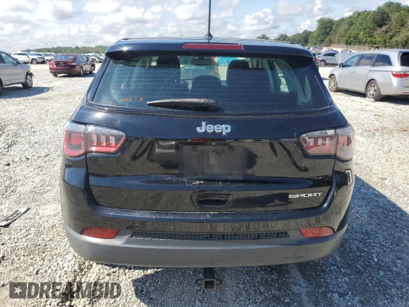 2018 Jeep Compass Sport z VIN 3C4NJCAB7JT204335, wystawiony jako Copart lot #63252625 z przebiegiem 182 978 mil mil oraz Czysty tytuł • Clean title. Historia ofert i sprzedaży dostępna na DreamBid. Obrazek 6.