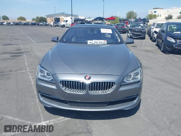2013 BMW 6 Series 650i with VIN WBAYM9C53DDW20145, listed as a IAAI auction lot 42039618 with 66,684 mi miles and . Bid and sale history available at carsss.com. Image 12.