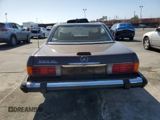 1982 Mercedes-Benz 380 380SL with VIN WDBBA45A4CB013193, listed as a Copart auction lot 47042825 with 107,107 mi miles and Clean Title. Bid and sale history available at carsss.com. Image 6.