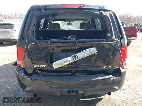 2014 Honda Pilot LX with VIN 5FNYF4H22EB015512, listed as a IAAI auction lot 41753515 with 152,287 mi miles and . Bid and sale history available at DreamBid. Image 6.
