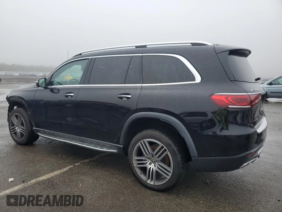2020 Mercedes-Benz GLS 450 with VIN 4JGFF5KE9LA214882, listed as a Copart auction lot 50508805 with 104,120 mi miles and Salvage Title. Bid and sale history available at DreamBid. Image 2.
