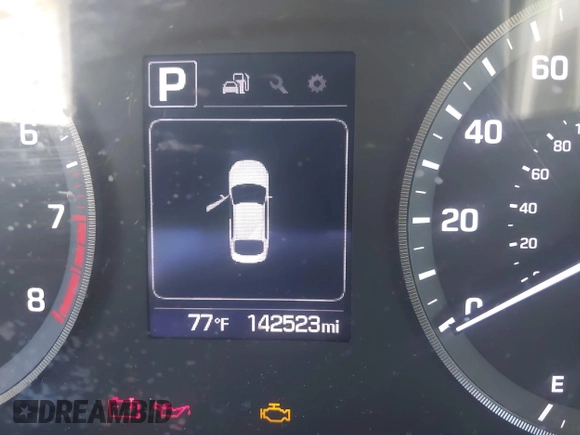 2017 Hyundai Sonata 2.4L with VIN 5NPE24AF7HH493040, listed as a IAAI auction lot 41831646 with 142,523 mi miles and . Bid and sale history available at carsss.com. Image 15.