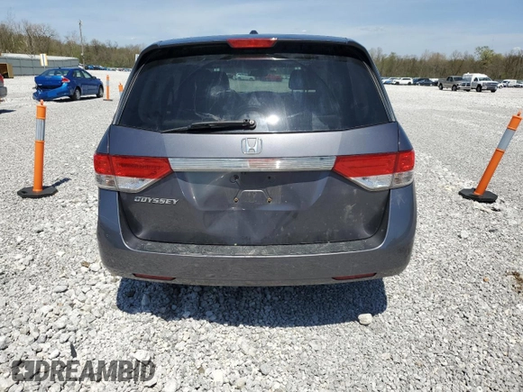 2016 Honda Odyssey EX-L with VIN 5FNRL5H61GB072390, listed as a Copart auction lot 54174445 with 149,088 mi miles and Salvage Title. Bid and sale history available at DreamBid. Image 6.