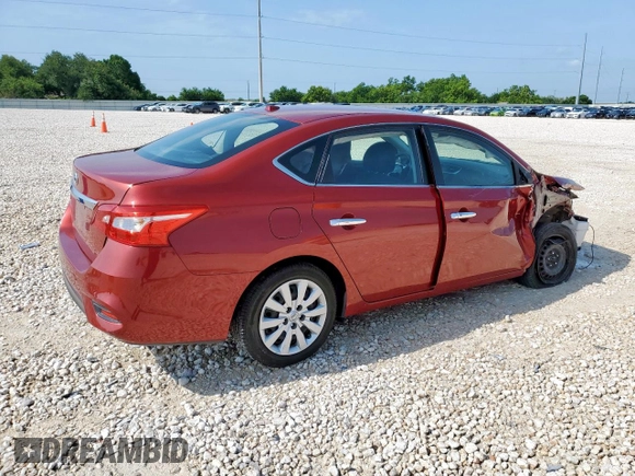 2017 Nissan Sentra SV with VIN 3N1AB7AP2HL663543, listed as a Copart auction lot 60820755 with 112,747 mi miles and Salvage title. Bid and sale history available at DreamBid. Image 3.