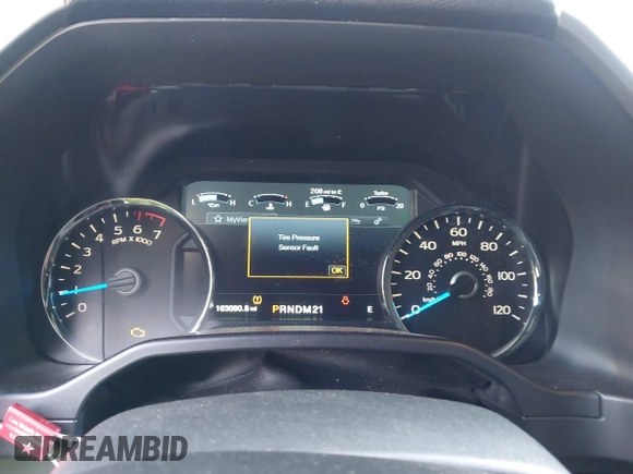 2015 Ford F-150 XLT with VIN 1FTEW1EG9FFB18151, listed as a IAAI auction lot 41922276 with 163,090 mi miles. Bid and sale history available at carsss.com. Image 7.