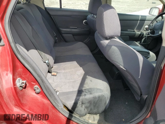 2008 Nissan Versa 1.8 S with VIN 3N1BC11E08L374304, listed as a Copart auction lot 50852395 with 166,168 mi miles and Salvage Title. Bid and sale history available at carsss.com. Image 10.