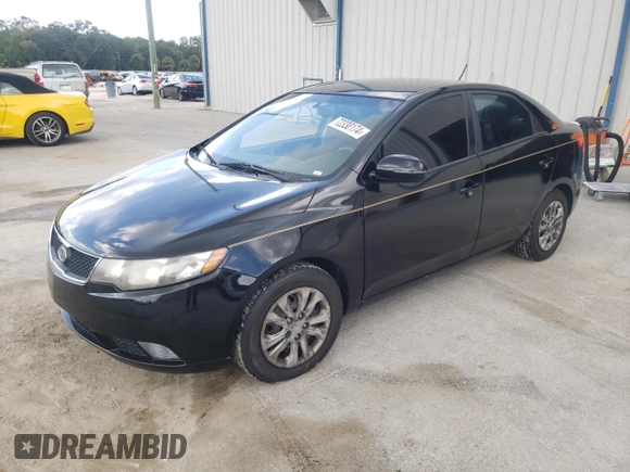 2013 Kia Forte EX with VIN KNAFU4A24D5688306, listed as a Copart auction lot 72330174 with 187,666 mi miles and Salvage Title. Bid and sale history available at carsss.com. Image 1.