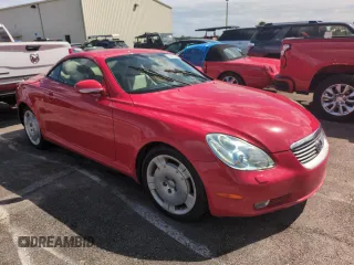 2002 Lexus SC 430 with VIN JTHFN48Y420031783, listed as a Copart auction lot 78400404 with Not Provided miles and Salvage Title. Bid and sale history available at DreamBid. Image 4.
