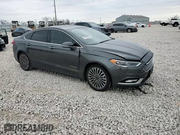 2018 Ford Fusion Hybrid Titanium with VIN 3FA6P0RU8JR176488, listed as a Copart auction lot 47187335 with 102,615 mi miles and Salvage Title. Bid and sale history available at carsss.com. Image 11.