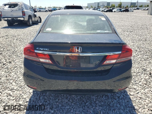2015 Honda Civic Sedan SE with VIN 19XFB2F77FE287728, listed as a Copart auction lot 49612405 with 99,172 mi miles and Salvage Title. Bid and sale history available at carsss.com. Image 6.