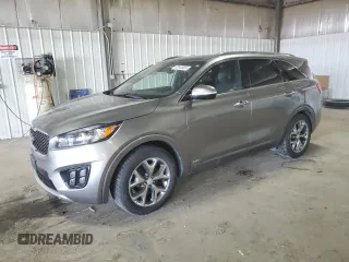 2016 Kia Sorento SXL z VIN 5XYPKDA10GG010538, wystawiony jako Copart lot #52142825 z przebiegiem 82 466 mil mil oraz Czysty tytuł • Clean title. Historia ofert i sprzedaży dostępna na DreamBid. Obrazek 1.