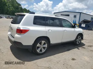 2012 Toyota Highlander Limited with VIN 5TDYK3EH0CS052470, listed as a Copart auction lot 62135025 with 136,043 mi miles and Salvage title. Bid and sale history available at DreamBid. Image 3.
