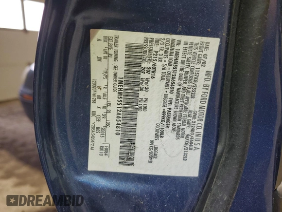2002 Mercury Sable LS with VIN 1MEHM55S12A654810, listed as a Copart auction lot 83073514 with 185,246 mi miles and Salvage Title. Bid and sale history available at DreamBid. Image 12.