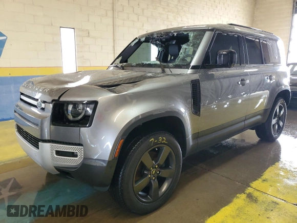 2024 Land Rover Defender S with VIN SALEJ7EX4R2285474, listed as a Copart auction lot 61129385 with 18,343 mi miles and Clean title. Bid and sale history available at DreamBid. Image 1.