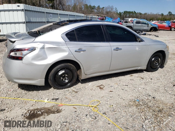 2014 Nissan Maxima SV with VIN 1N4AA5AP7EC442117, listed as a Copart auction lot 47837355 with 130,908 mi miles and Salvage Title. Bid and sale history available at DreamBid. Image 3.