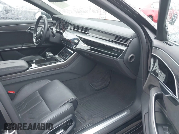 2019 Audi A8 L with VIN WAU8DAF8XKN018289, listed as a IAAI auction lot 41203292 with 28,758 mi miles. Bid and sale history available at carsss.com. Image 5.