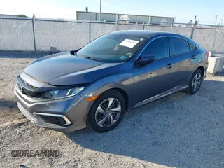 2019 Honda Civic Sedan LX with VIN 2HGFC2F61KH558416, listed as a IAAI auction lot 41636764 with 47,910 mi miles. Bid and sale history available at carsss.com. Image 2.
