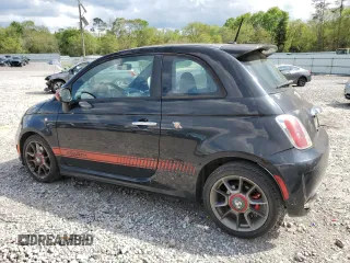 2013 FIAT 500 Abarth with VIN 3C3CFFFH9DT611251, listed as a Copart auction lot 51603025 with 62,190 mi miles and Salvage title. Bid and sale history available at DreamBid. Image 2.