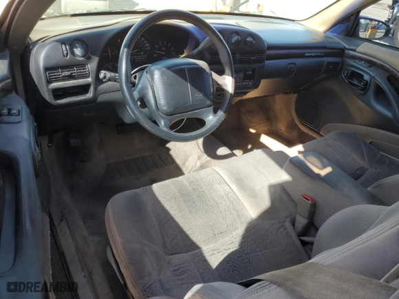 1999 Chevrolet Monte Carlo LS with VIN 2G1WW12M3X9278558, listed as a Copart auction lot 49515085 with 156,163 mi miles and Salvage Title. Bid and sale history available at carsss.com. Image 8.