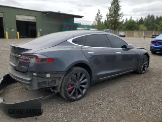 2016 Tesla Model S 90D with VIN 5YJSA1E42GF123351, listed as a Copart auction lot 63867265 with Not provided miles and Salvage title. Bid and sale history available at DreamBid. Image 3.