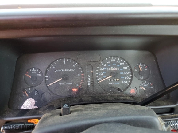 1996 Dodge Ram 1500 with VIN 1B7HC16Y0TS664448, listed as a Copart auction lot 58747994 with 305,896 mi miles and Salvage Title. Bid and sale history available at carsss.com. Image 9.