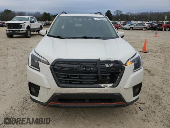 2023 Subaru Forester Sport with VIN JF2SKAJC1PH405122, listed as a Copart auction lot 44442615 with 89,717 mi miles and Salvage Title. Bid and sale history available at carsss.com. Image 5.